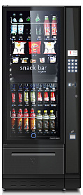 Торговый автомат Rheavendors Air Snack DEUR7LR/6/36C black лифтовой системой